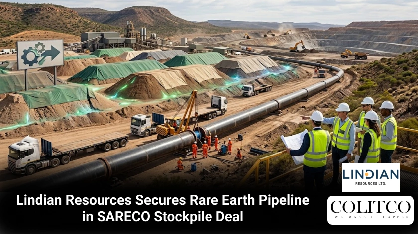 Lindian Resources Secures Rare Earth Pipeline in SARECO Stockpile Deal