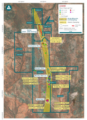 Aerial view of the Zelica and Zelica South Projects