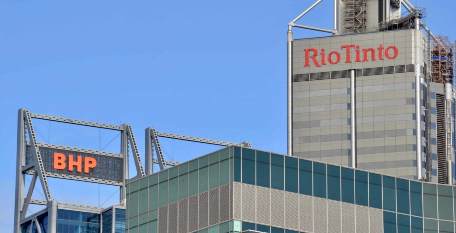 BHP and Rio Tinto signage