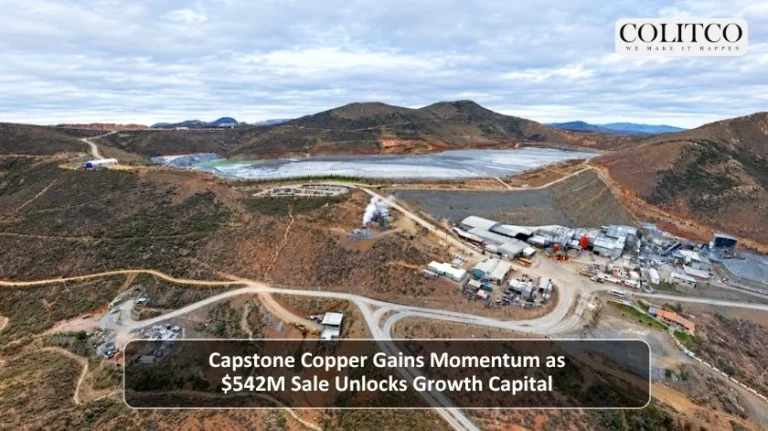 Capstone Copper Gains Momentum as $542M Sale Unlocks Growth Capital