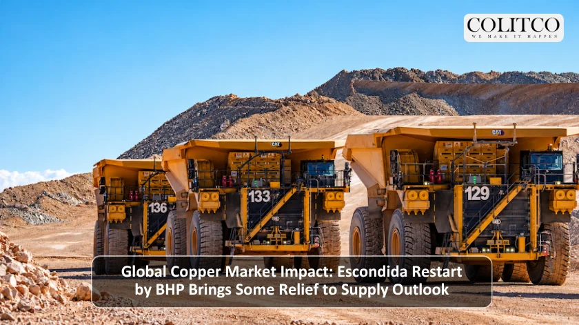 Global Copper Market Impact: Escondida Restart by BHP Brings Some Relief to Supply Outlook