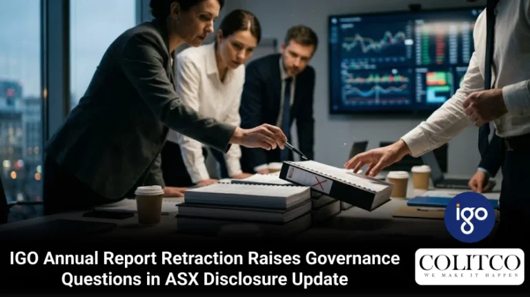 IGO Annual Report Retraction Raises Governance Questions in ASX Disclosure Update