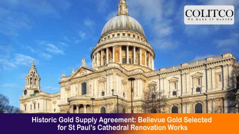 Historic Gold Supply Agreement: Bellevue Gold Selected for St Paul’s Cathedral Renovation Works